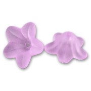 Flores 6x12 mm Violet Frosted x10