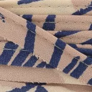 Ribetes Crêpa de Viscosa Atelier Brunette 10 mm - Canopy Cobalt x1m