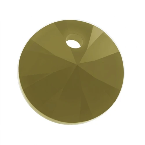 Colgante PureCrystal 6428 6 mm Crystal Metallic Light Gold 2x x1