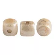 Minos® par Puca® 2.5x3 mm Opaque Ivory Spotted x5g