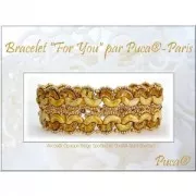 Arcos® de Puca® 5x10 mm Opaque Rosa Spotted x10g