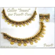 Arcos® de Puca® 5x10 mm Opaque Rosa Spotted x10g