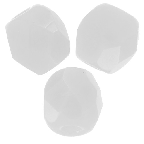 Facetadas 3 mm Opaque Grey x50