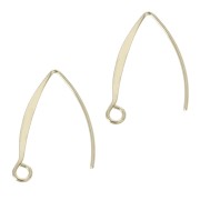 Ganchos pendientes hilo para decorar 24 mm - Dorado x2|raw }}