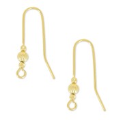 Ganchos para pendientes Hippy Dorado con oro fino x40|raw }}