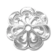 Casquilla 22 mm plateado  x1