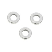 Cuentas arandelas Heishi de latón 4x0.8mm Chapado Plateado envejecido x10|raw }}