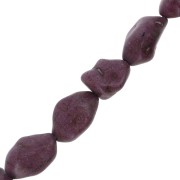Cuenta irregular 15 mm Howlite teñida - Violet x1|raw }}