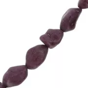 Cuenta irregular 15 mm Howlite teñida - Violet x1
