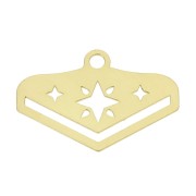 Terminal para tejido de cuentas Miyuki 11/0 Cuentas & co Etoile 18 mm Doré à l'or f