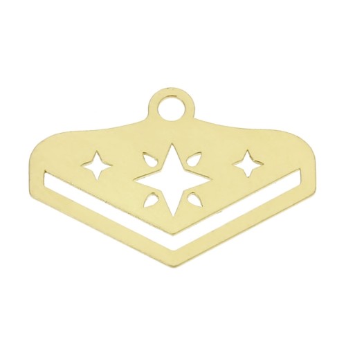 Terminal para tejido de cuentas Miyuki 11/0 Cuentas & co Etoile 18 mm Doré à l'or f