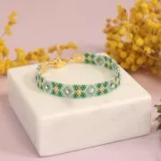 Terminal para tejido de cuentas Miyuki 11/0 Cuentas & co Bohème9 mm Doré à l'or fin