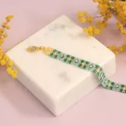 Terminal para tejido de cuentas Miyuki 11/0 Cuentas & co Bohème9 mm Doré à l'or fin