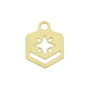 Terminal para tejido de cuentas Miyuki 11/0 Cuentas & co Etoile 9mm Doré à l'or fin