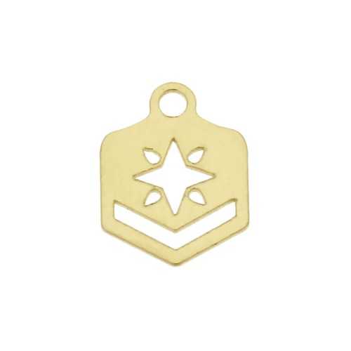 Terminal para tejido de cuentas Miyuki 11/0 Cuentas & co Etoile 9mm Doré à l'or fin