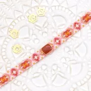 Terminal para tejido de cuentas Miyuki 11/0 Cuentas & co Etoile 9mm Argenté