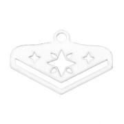 Terminal para tejido de cuentas Miyuki 11/0 Cuentas & co Etoile 18 mmArgenté