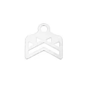 Terminal para tejido de cuentas Miyuki 11/0 Cuentas & co 9mm de Plata 925