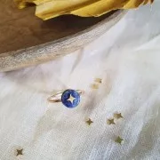 Estrella para pegar - exclusividad Perles & Co 4.3 mm Plateadox4