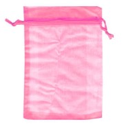 Bolsitas Organza 120x170 mm Rosa claro x10