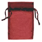 Bolsitas Organza 130x180 mm Bordeaux x10