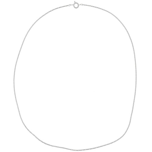 Gargantilla Anker 1.3 mm Chapado en plata fina x 45 cm