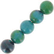 Cuentas redondas 6 mm Chrysocolle x15