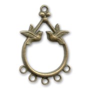 Separador pájaros 36 mm bronce x1