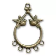 Separador pájaros 36 mm bronce x1