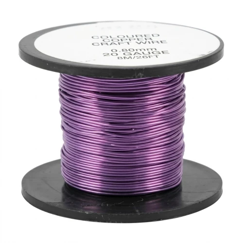 Hilo de cobre 0.30 mm Lilac x 70 m