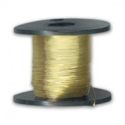 Hilo de cobre de 0,315 mm, dorado claro, 70 m