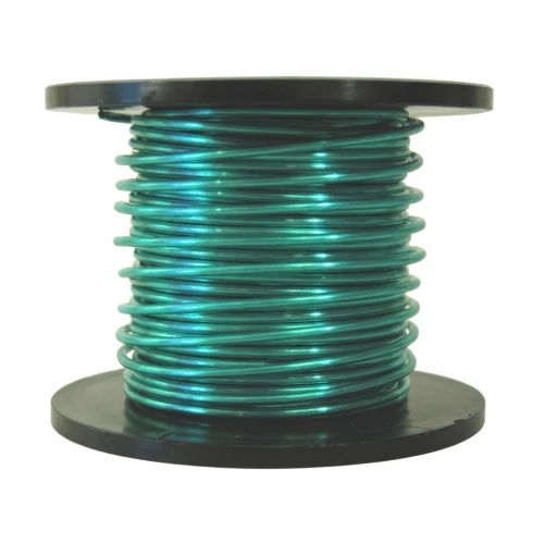 Hilo de cobre 0.90 mm Verde Turquesa x 8 m