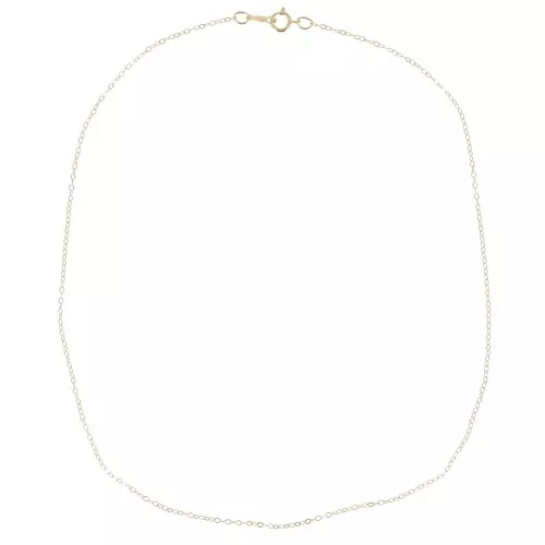 Cadena Forçat 1,3 mm - Oro laminado x40cm