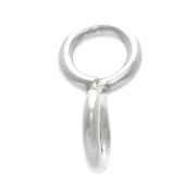 Anillos en 8 - anillos soldados  - 10x5 mm en Plata 925 x1|raw }}