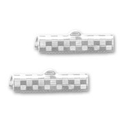 Terminales para apretar 25 mm plateado x2|raw }}