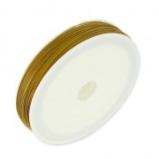 Hilo de acero 7 hebras 0.45 mm Dark Gold x100 m