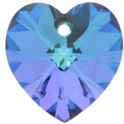 Corazón PureCrystal 6228 18x17.5 mm Crystal Heliotrope x1