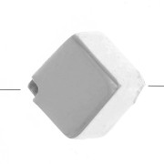 Cubo agujero diagonal 5 mm Plata 925 x1