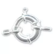 Cierre de reasa timón 14 mm Plata 925 x1