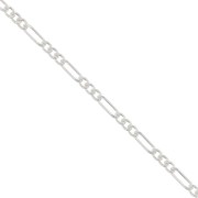 Cadena malla Figaro (1x3) 1.8 mm Plata 925 x50cm|raw }}