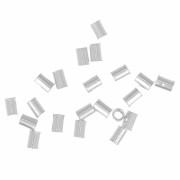 Chafas tubo 2x1,5mm Plata 925 x50|raw }}