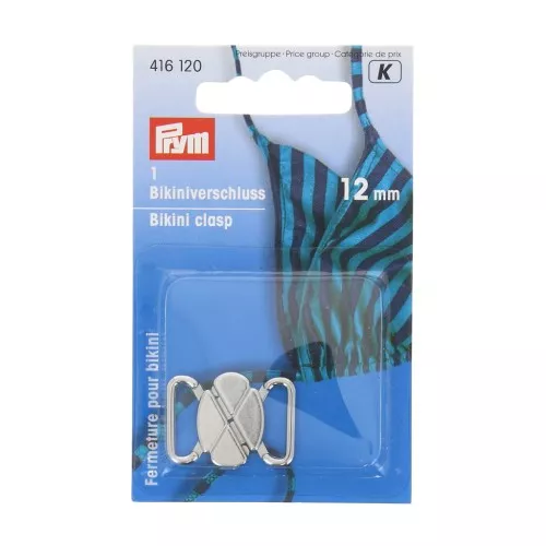 Enganche de Bañador 12 mm - Prym - forma trèfle - Argenté x1