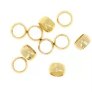 Crush cuentas 4 mm - Dorado x50