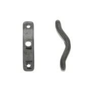 Entrepiezas 3 filas BowTrio 18x4 mm Gunmetal  x10|raw }}