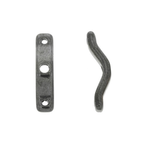 Entrepiezas 3 filas BowTrio 18x4 mm Gunmetal  x10