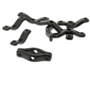 Entrepiezas 3 filas BowTrio 18x4 mm Gunmetal  x10