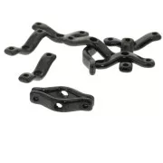 Entrepiezas 3 filas BowTrio 18x4 mm Gunmetal  x10