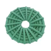 Colgante redondo - anilla de madera trenzado 40 mm - Veraman efecto nacaradox1