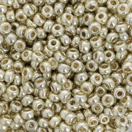 Rocalla Miyuki Duracoat 8/0 4201 - Galvanized Silver