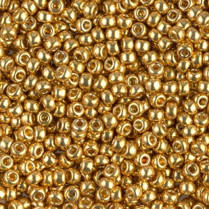 Rocalla Miyuki Duracoat 11/0 4202 - Galvanized Gold